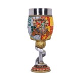 HARRY POTTER HOGWARTS LOGO GOBLET RESINA CALICE NEMESIS NOW