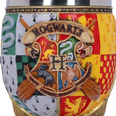 NEMESIS NOW HARRY POTTER HOGWARTS LOGO GOBLET RESIN CALICE