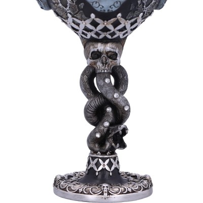 NEMESIS NOW HARRY POTTER DEATH EATERS LOGO GOBLET RESIN CALICE