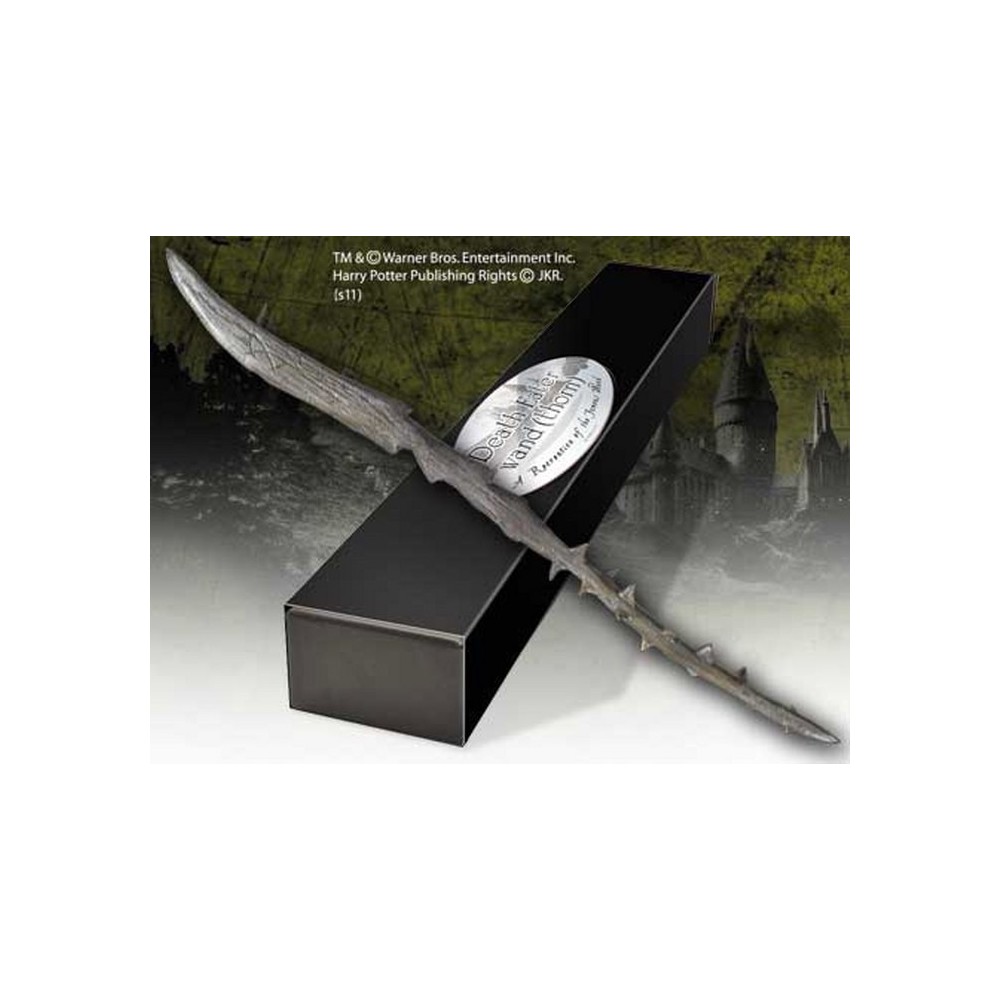 HARRY POTTER WAND DEATH EATER THORN REPLICA BACCHETTA NOBLE COLLECTIONS