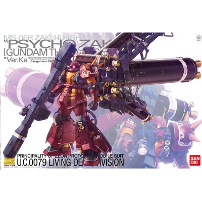 MASTER GRADE MG GUNDAM PSYCHO ZAKU VER KA 1/100 MODEL KIT BANDAI