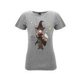 MAGLIA T SHIRT DONNA HARRY POTTER GRIGIA