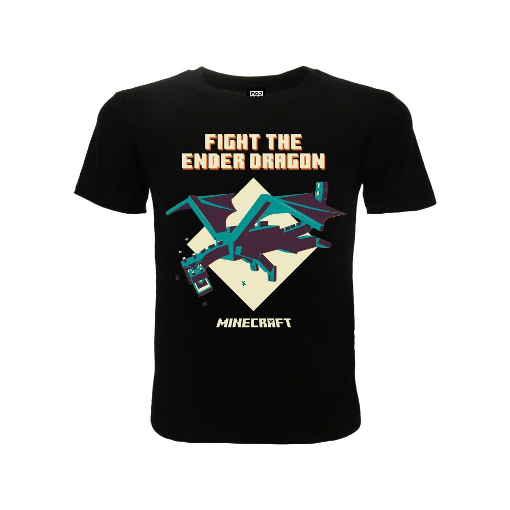 MAGLIA T SHIRT MINECRAFT THE ENDER DRAGON