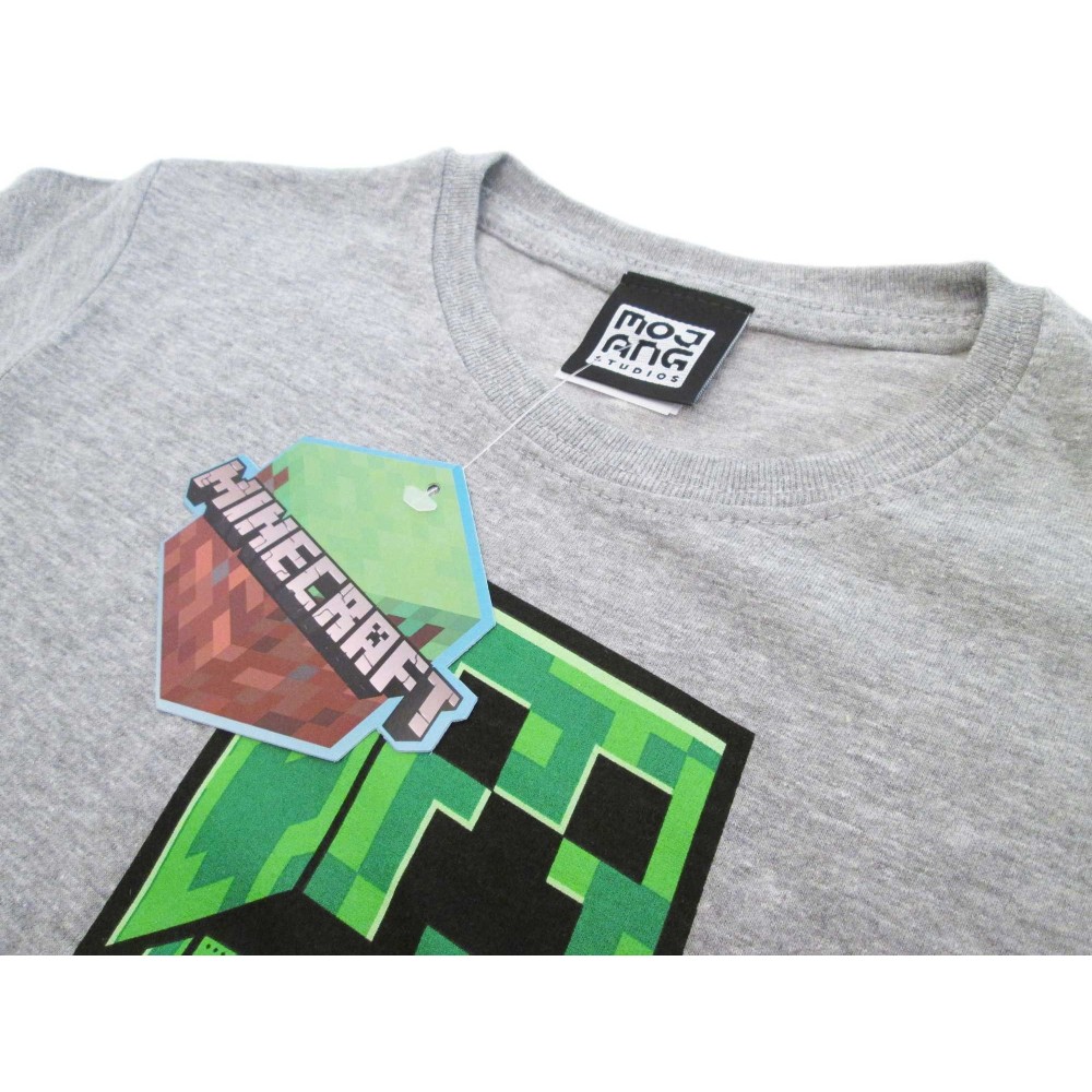 MAGLIA T SHIRT MINECRAFT CREEPER HOSTILE BEHAVIOUR