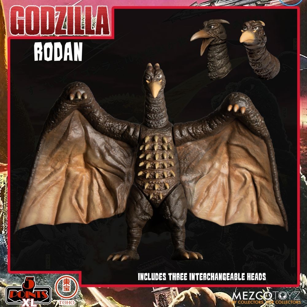 MEZCO TOYS GODZILLA S.1 5 POINTS XL SET ACTION FIGURE