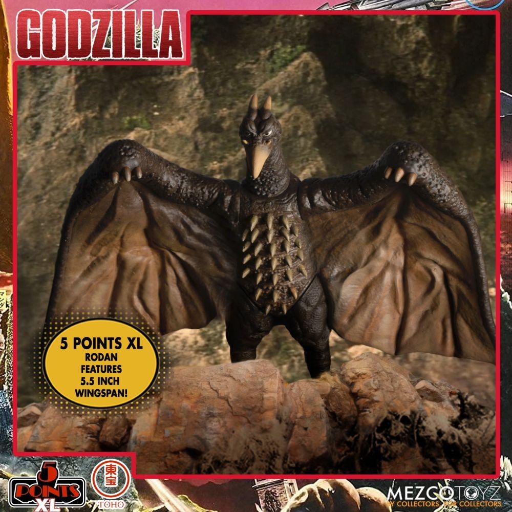 MEZCO TOYS GODZILLA S.1 5 POINTS XL SET ACTION FIGURE