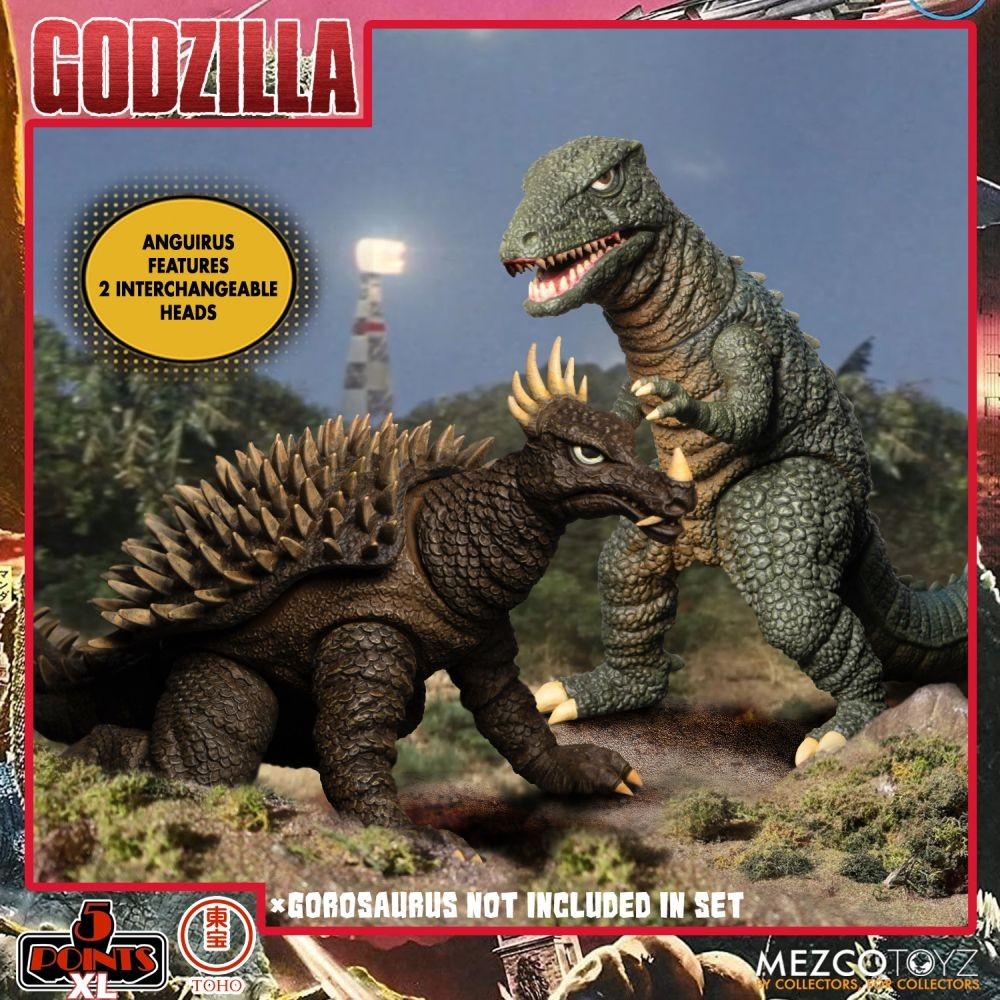 MEZCO TOYS GODZILLA S.1 5 POINTS XL SET ACTION FIGURE