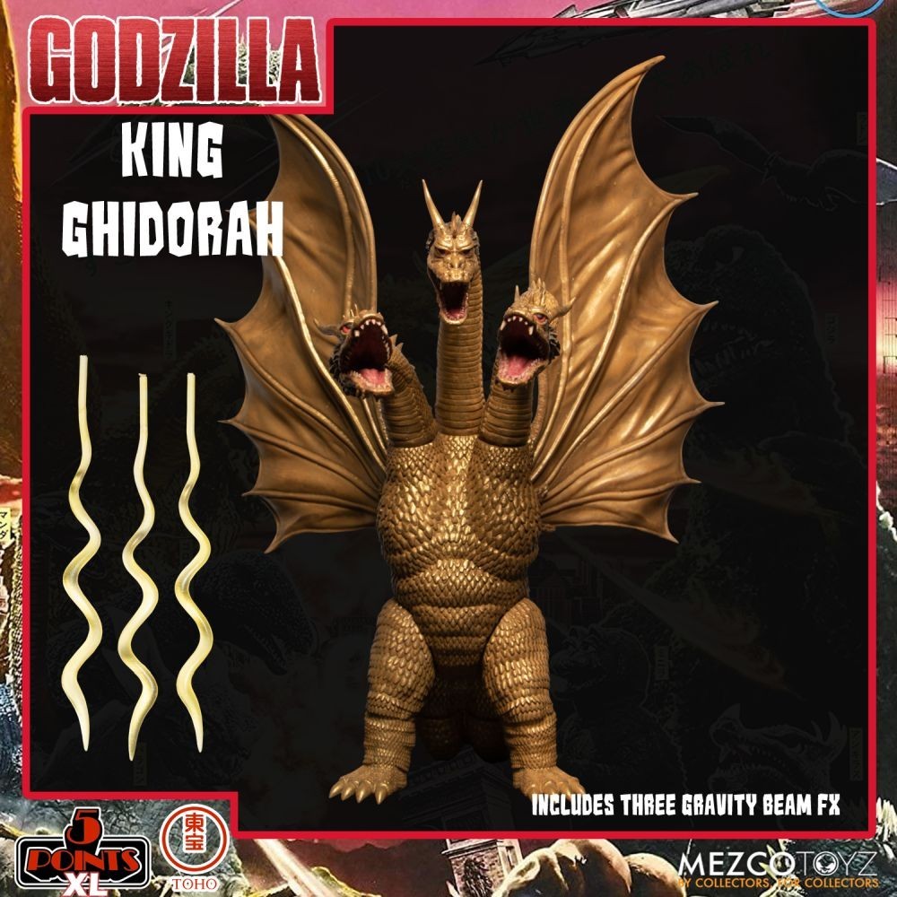 MEZCO TOYS GODZILLA S.2 5 POINTS XL SET ACTION FIGURE