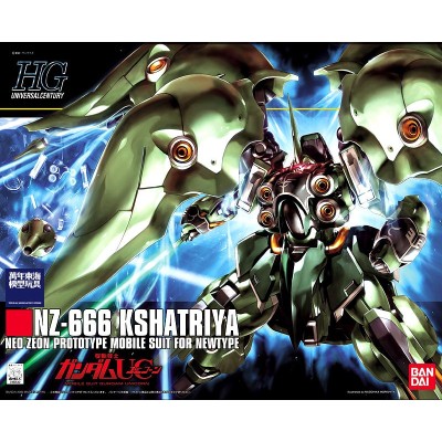HIGH GRADE HGUC GUNDAM NZ-666 KSYATRIYA KSHATRIYA 1/144 MODEL KIT BANDAI