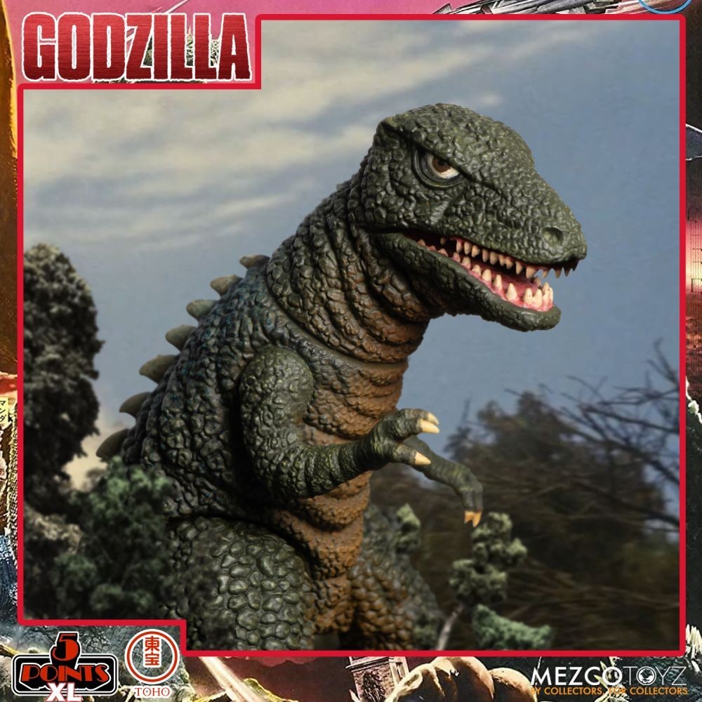 MEZCO TOYS GODZILLA S.2 5 POINTS XL SET ACTION FIGURE