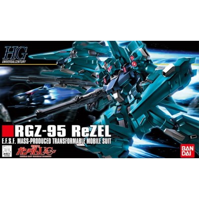 HIGH GRADE HGUC GUNDAM RGZ-95 REZEL 1/144 MODEL KIT BANDAI