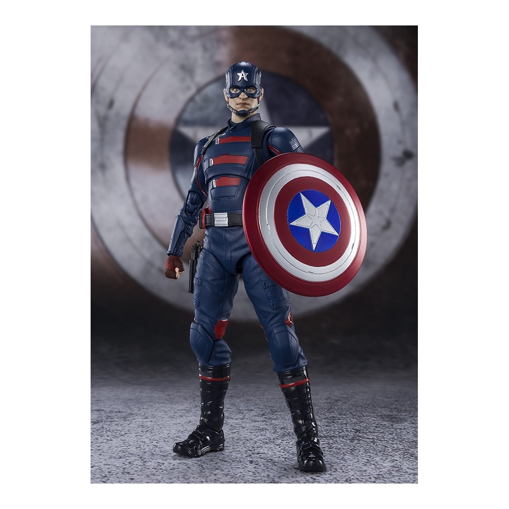 BANDAI THE FALCON AND THE WINTER SOLDIER CAPTAIN AMERICA S.H. FIGUARTS ACTION FIGURE