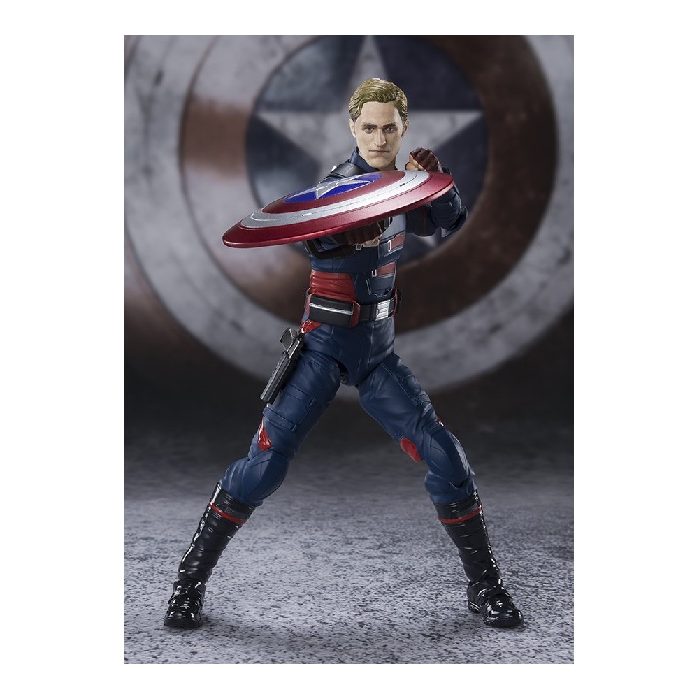 BANDAI THE FALCON AND THE WINTER SOLDIER CAPTAIN AMERICA S.H. FIGUARTS ACTION FIGURE