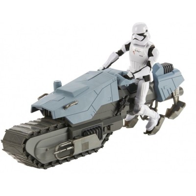 STAR WARS FIRST ORDER DRIVER AND TREADSPEEDER ACTION FIGURE HASBRO
