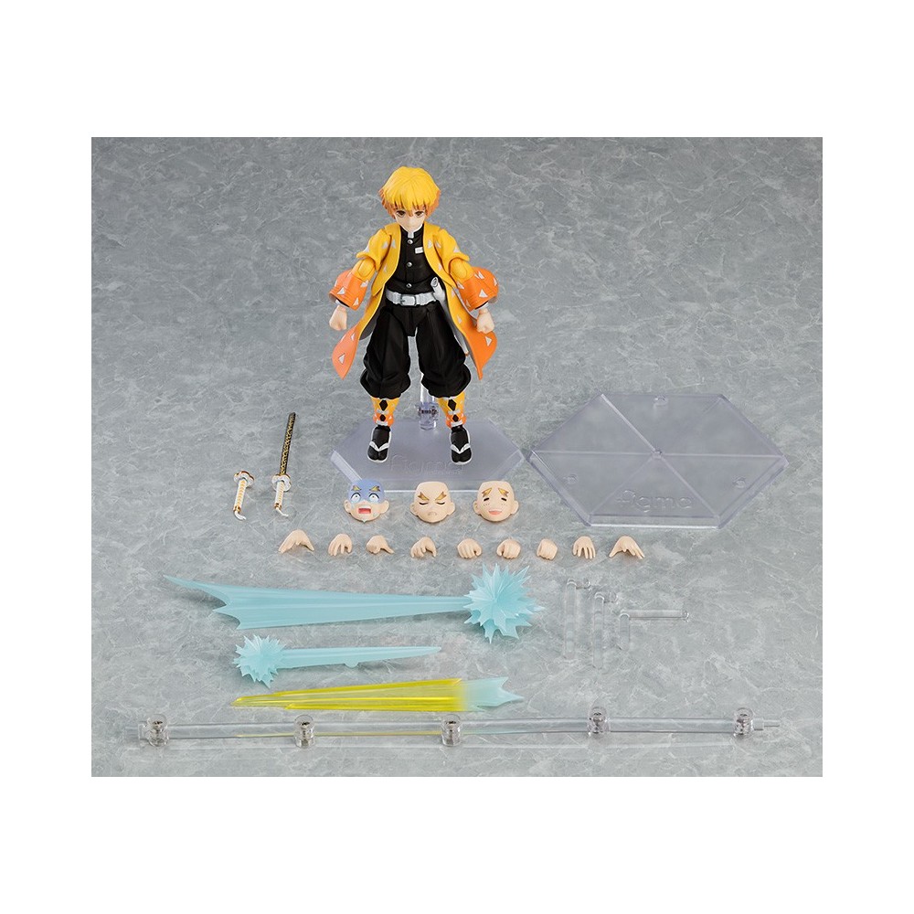 MAX FACTORY DEMON SLAYER ZENITSU AGATSUMA DELUXE FIGMA ACTION FIGURE
