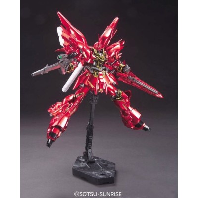 HIGH GRADE HGUC GUNDAM MSN-06S SINANJU TITANIUM FINISH VER 1/144 MODEL KIT BANDAI