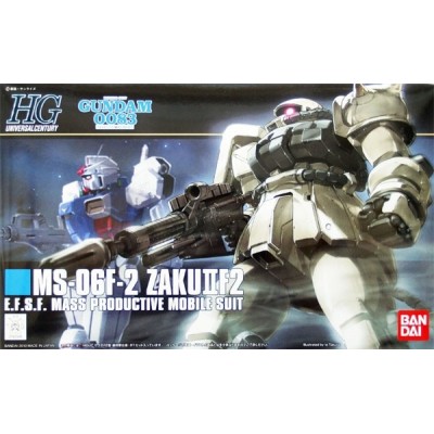 BANDAI HIGH GRADE HGUC MS-06F-2 ZAKU II F2 1/144 MODEL KIT