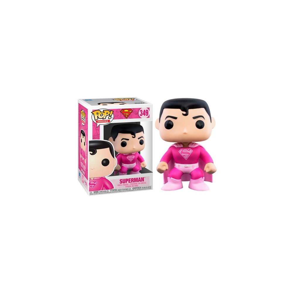 FUNKO FUNKO POP! SUPERMAN BREAST CANCER AWARENESS BOBBLE HEAD FIGURE