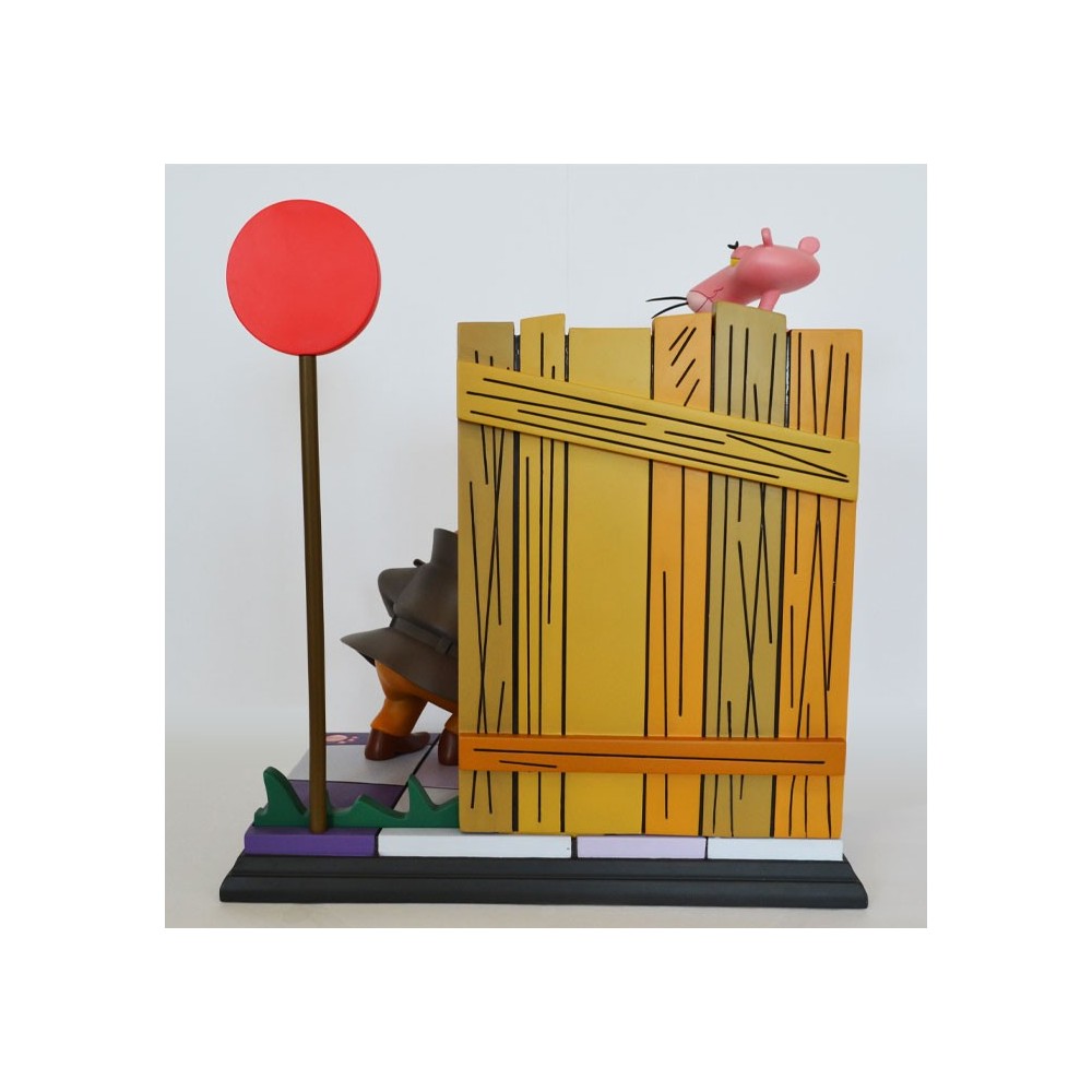 HOLLYWOOD COLLECTIBLES THE PINK PANTHER AND THE INSPECTOR 41CM STATUE FIGURE