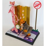 THE PINK PANTHER AND THE INSPECTOR 41CM STATUA FIGURE HOLLYWOOD COLLECTIBLES