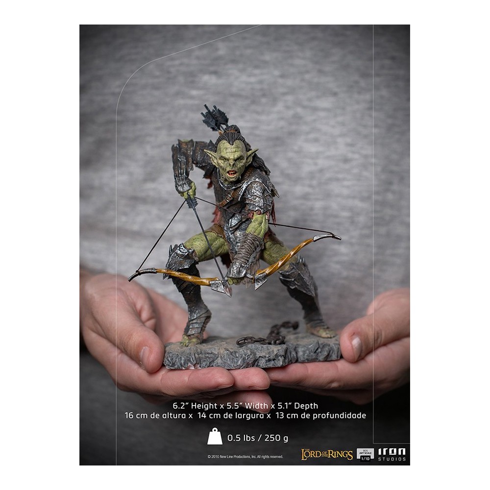 LORD OF THE RINGS ARCHER ORC ART SCALE 1/10 STATUA FIGURE IRON STUDIOS