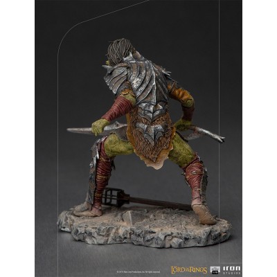 LORD OF THE RINGS SWORDSMAN ORC ART SCALE 1/10 STATUA FIGURE IRON STUDIOS