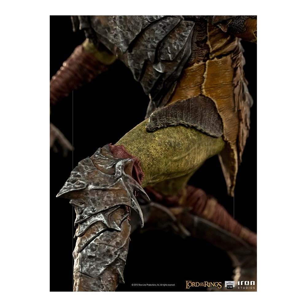 LORD OF THE RINGS SWORDSMAN ORC ART SCALE 1/10 STATUA FIGURE IRON STUDIOS