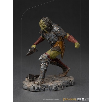 LORD OF THE RINGS SWORDSMAN ORC ART SCALE 1/10 STATUA FIGURE IRON STUDIOS