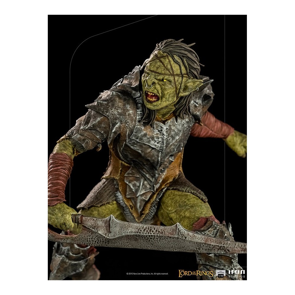 IRON STUDIOS LORD OF THE RINGS SWORDSMAN ORC ART SCALE 1/10 STATUE FIGURE