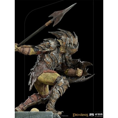 LORD OF THE RINGS ARMORED ORC ART SCALE 1/10 STATUA FIGURE IRON STUDIOS