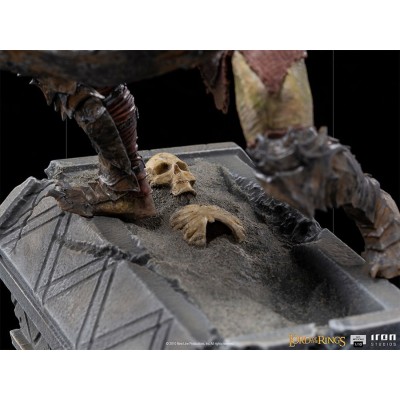 IRON STUDIOS LORD OF THE RINGS ARMORED ORC ART SCALE 1/10 STATUE FIGURE