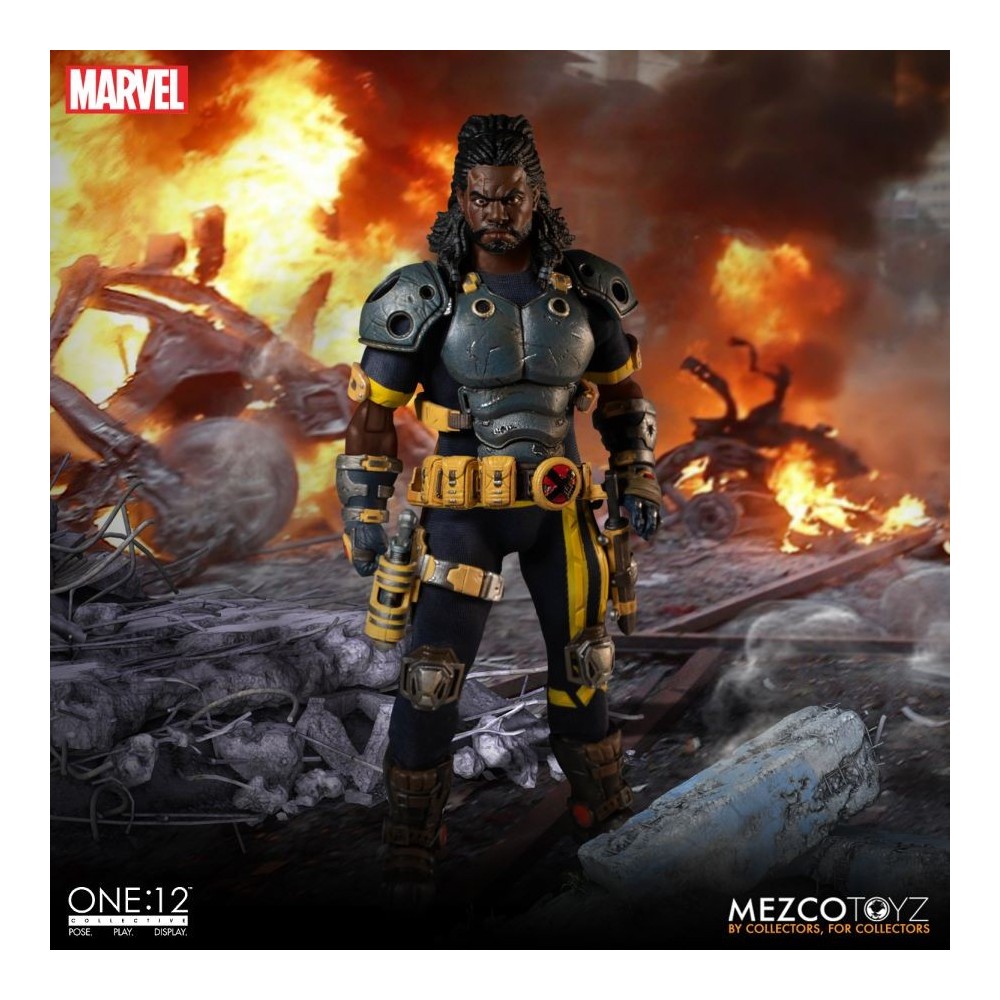 MEZCO TOYS X-MEN BISHOP ONE:12 COLLECTIVE ACTION FIGURE