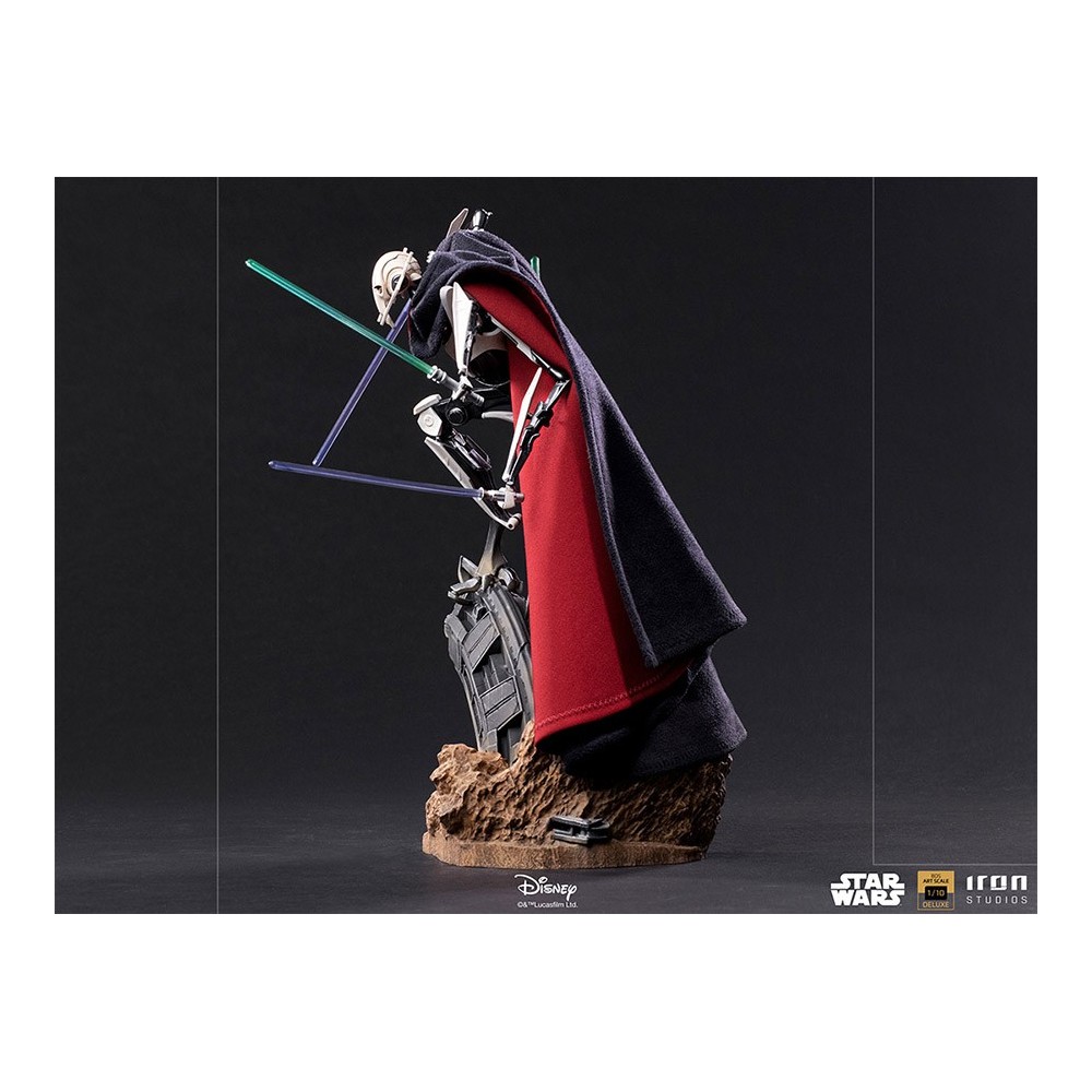 IRON STUDIOS STAR WARS GENERAL GRIEVOUS ART SCALE DELUXE 1/10 STATUE FIGURE
