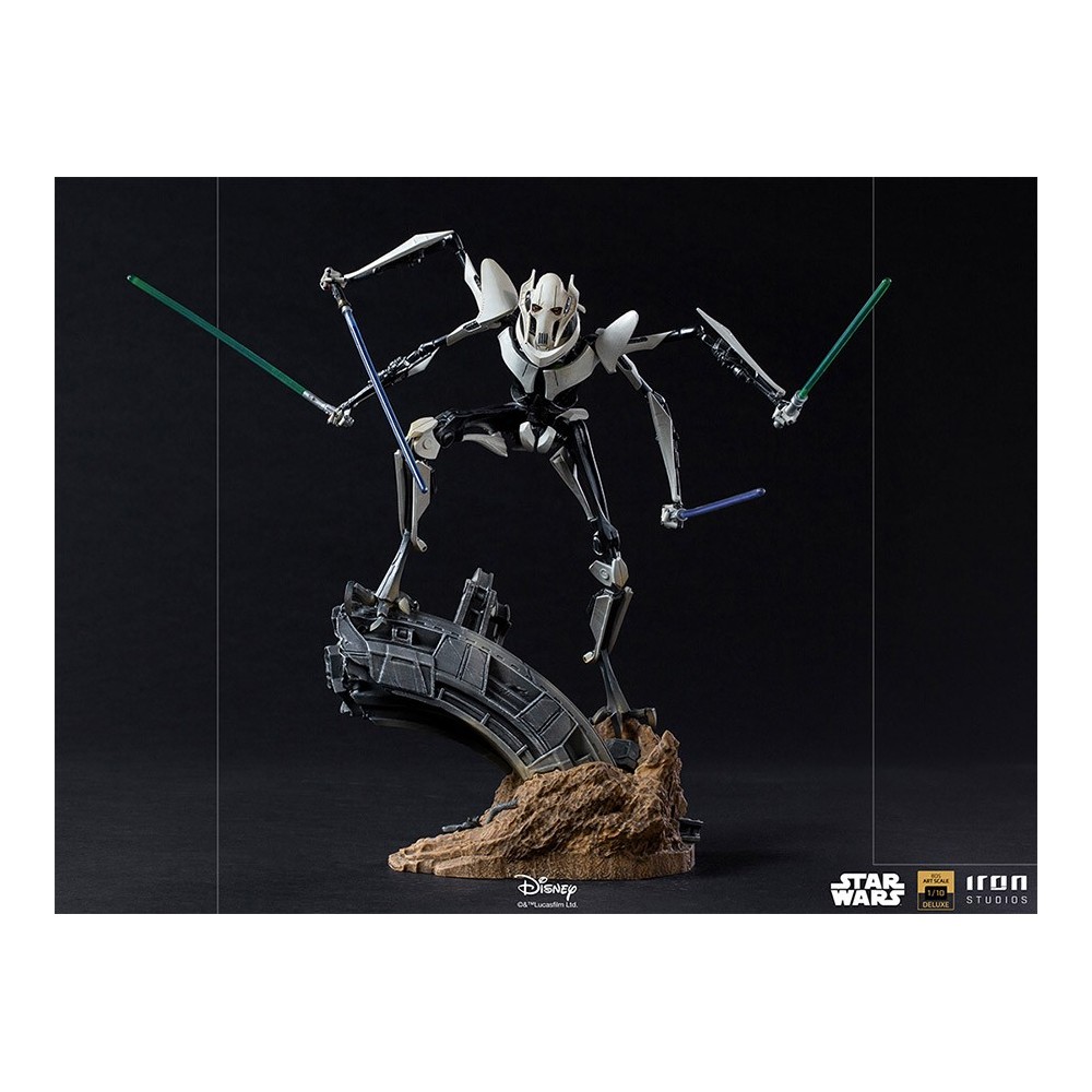 IRON STUDIOS STAR WARS GENERAL GRIEVOUS ART SCALE DELUXE 1/10 STATUE FIGURE