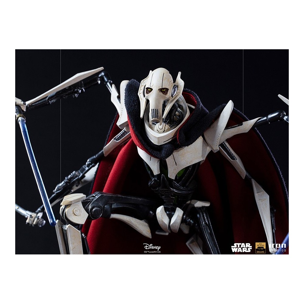 IRON STUDIOS STAR WARS GENERAL GRIEVOUS ART SCALE DELUXE 1/10 STATUE FIGURE