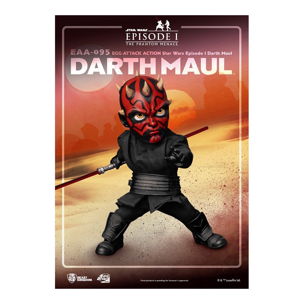 STAR WARS DARTH MAUL EGG ATTACK ACTION FIGURE BEAST KINGDOM
