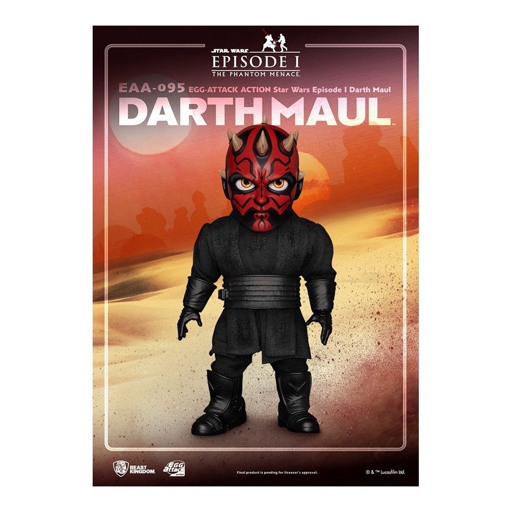 STAR WARS DARTH MAUL EGG ATTACK ACTION FIGURE BEAST KINGDOM