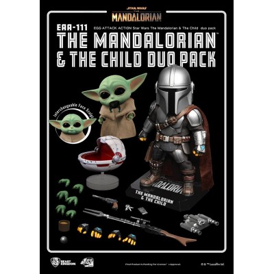 THE MANDALORIAN AND THE CHILD EGG ATTACK ACTION FIGURE BEAST KINGDOM