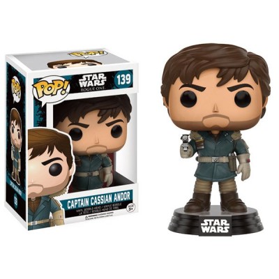 FUNKO POP! STAR WARS ROGUE ONE - CASSIAN ANDOR BOBBLE HEAD KNOCKER FIGURE FUNKO