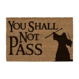 SD TOYS THE LORD OF THE RINGS YOU SHALL NOT PASS DOORMAT ZERBINO TAPPETINO