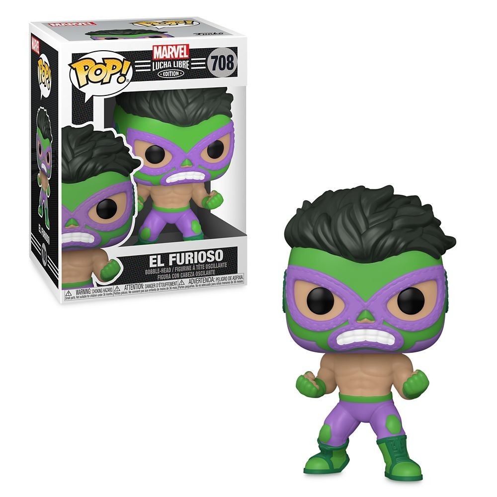 FUNKO FUNKO POP! MARVEL LUCHA LIBRE EL FURIOSO BOBBLE HEAD FIGURE