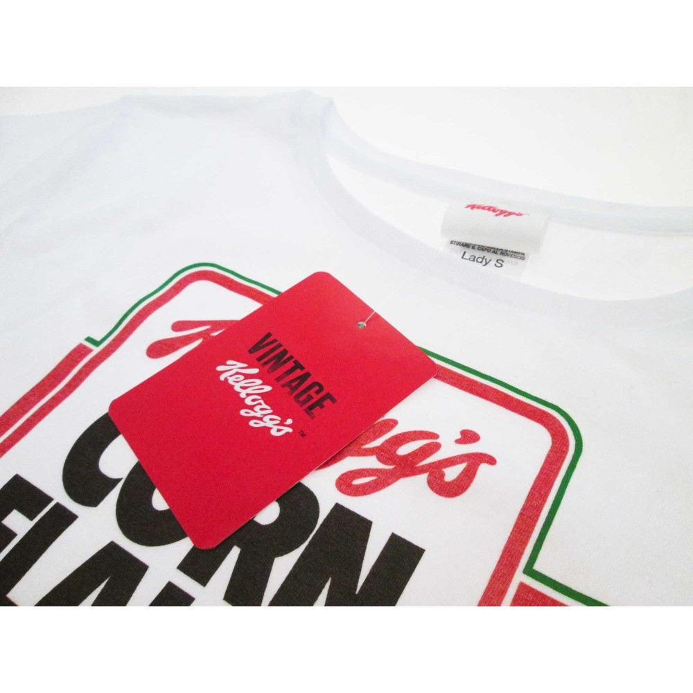 MAGLIA DONNA T SHIRT LADY KELLOGG'S CORN FLAKES