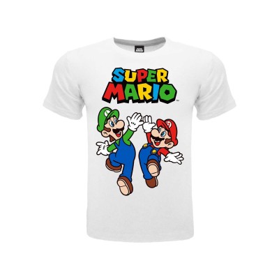 MAGLIA T SHIRT NINTENDO SUPER MARIO E LUIGI