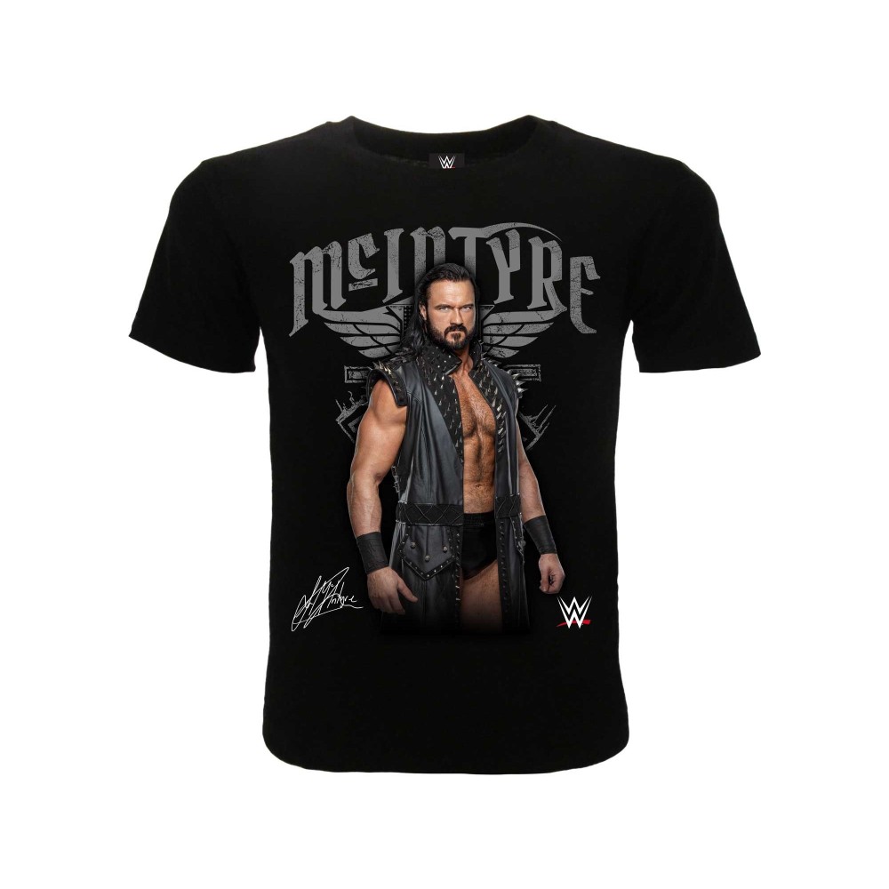 MAGLIA T SHIRT WRESTLING WWE DREW MCINTYRE