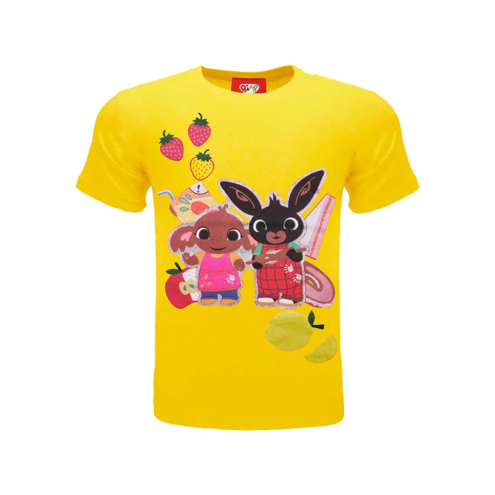 MAGLIA T SHIRT BING FOOD YELLOW