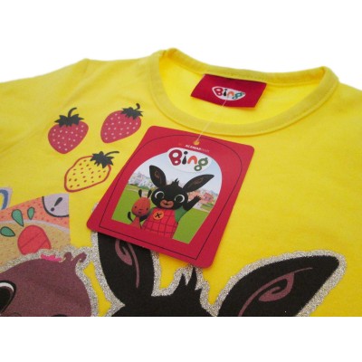 MAGLIA T SHIRT BING FOOD YELLOW