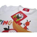 MAGLIA T SHIRT BING FRUTTA BIANCA