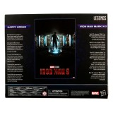 MARVEL LEGENDS IRON MAN 3 HAPPY HOGAN AND IRON MAN ACTION FIGURE HASBRO