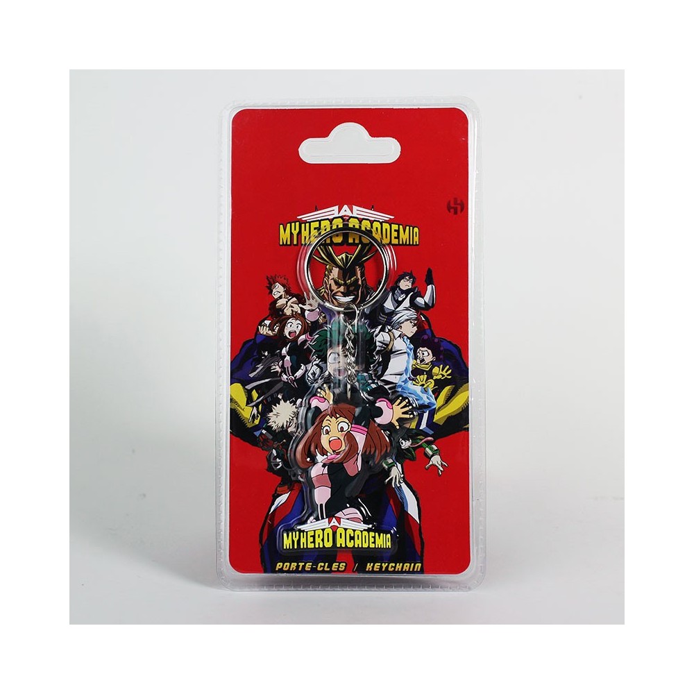 SEMIC MY HERO ACADEMIA OCHACO URARAKA RUBBER KEYCHAIN PORTACHIAVI IN GOMMA