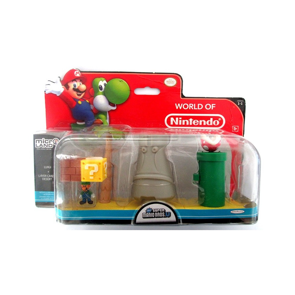 JAKKS PACIFIC INC. NINTENDO SUPER MARIO BROS U LUIGI PLAYSET FIGURE
